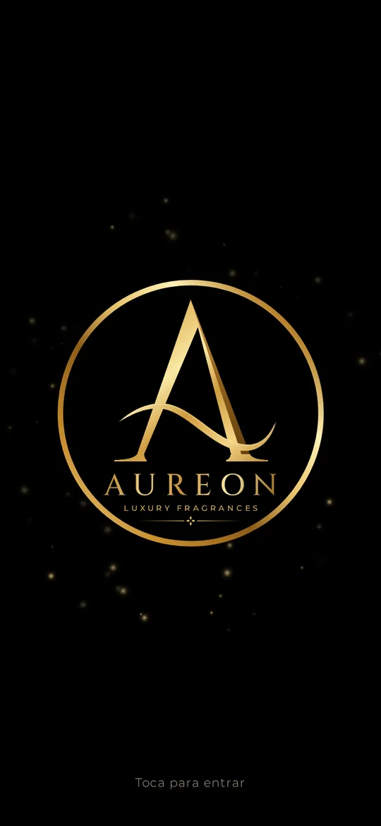 Entrada del catálogo de Aureon con el logo dorado